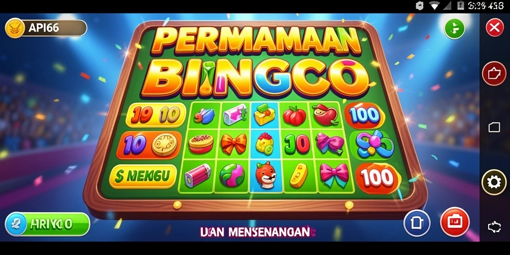 Tampilan gameplay seru dari API66 Bingo yang menarik dan interaktif.