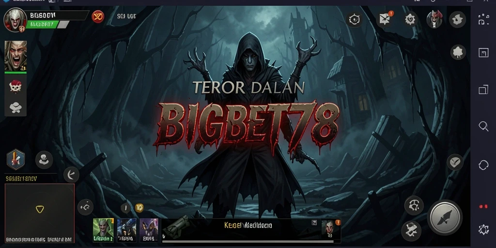 Tampilkan gameplay menegangkan dari BIGBET78 di dunia horor.