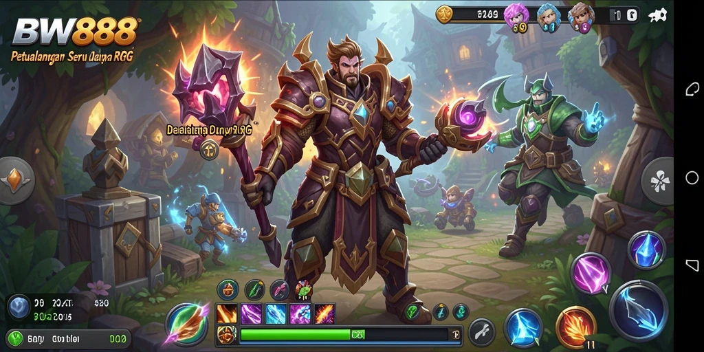 Gameplay BW888 yang memukau dan menantang untuk petualangan RPG.