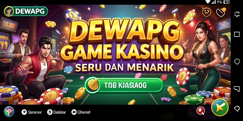 Tampilan gameplay DEWAPG yang memukau dengan banyak pilihan permainan Kasino.
