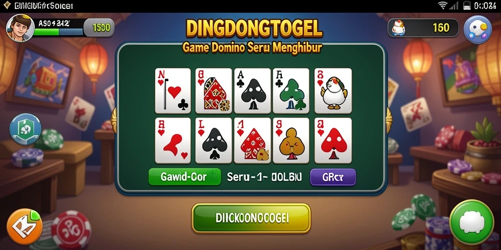 Tampilan gameplay <strong>DINGDONGTOGEL</strong> yang memukau dan interaktif.