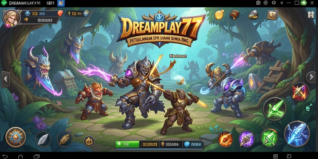 Gameplay epik RPG DREAMPLAY77 yang menakjubkan.