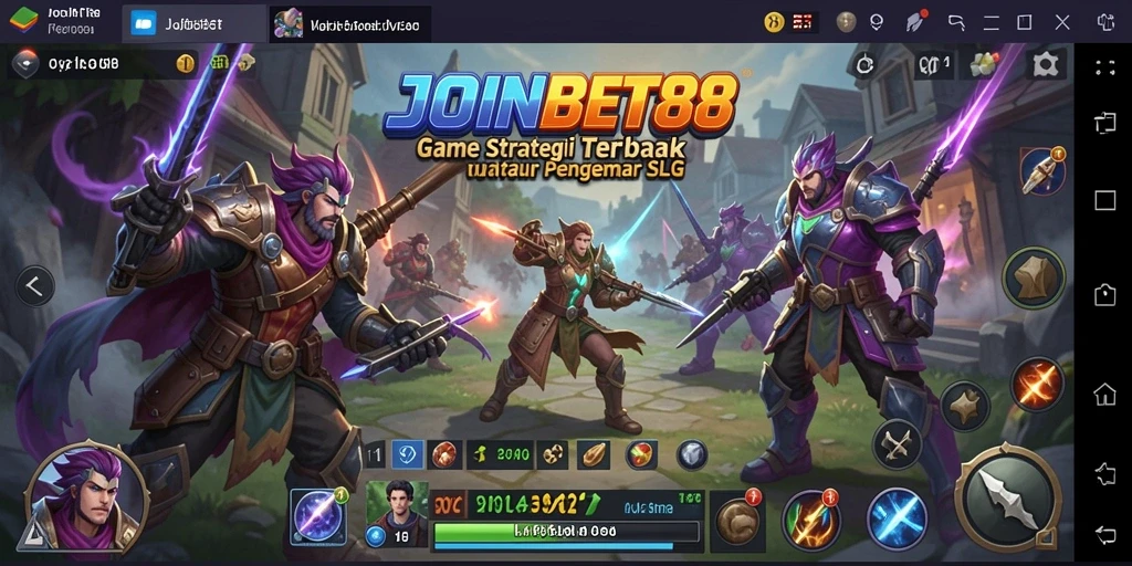 Tampilan gameplay menarik dari JOINBET88 dengan aksi strategi mendebarkan.