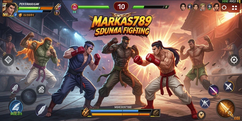 Tampilan seru gameplay <strong>MARKAS789</strong> dalam pertarungan yang mendebarkan.