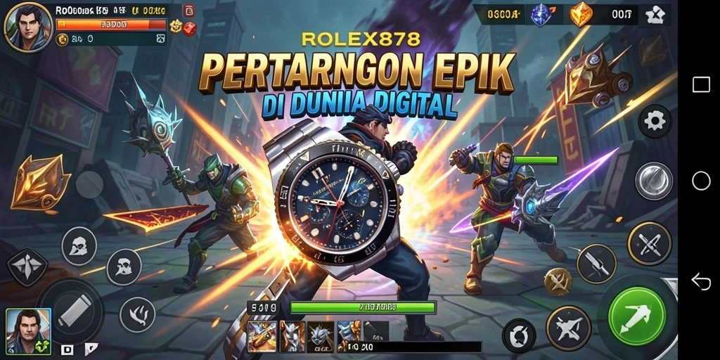 Gameplay seru dari ROLEX878 dengan pertarungan yang intens.