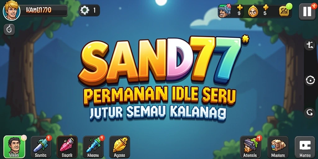 Tampilan gameplay SAND77 yang menarik dan penuh warna.