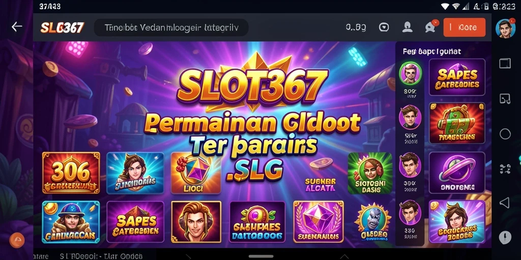 Tampilan menarik dari gameplay SLOT367 yang seru dan mendebarkan.