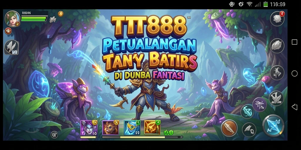 Tangkapan layar gameplay TTT888 menampilkan aksi petualangan yang mendebarkan.