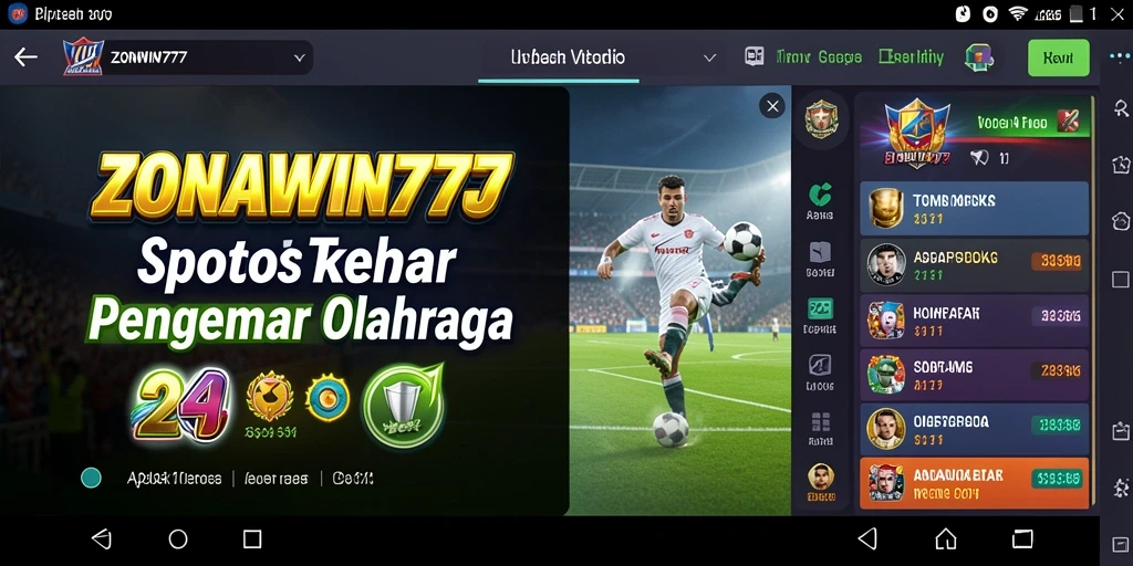 Tampilan gameplay ZONAWIN777 yang menarik dan interaktif.